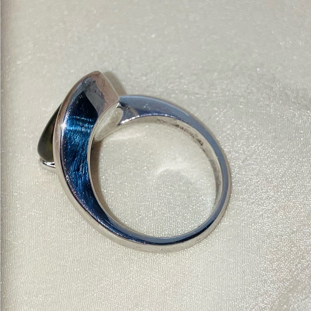 Cultured Pearl Sterling Silver Ring - Picture 7 of 8